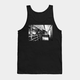 inside an empty train car Tank Top